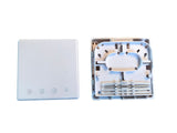 Ftth Box Fr 4 Kupplungen Sc-S Oder Lc-D 80x80 Mit Cablefhrung, Schrumpfversion