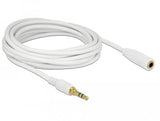 Delock 85591 Cable De Audio 5 M 3,5mm Blanco
