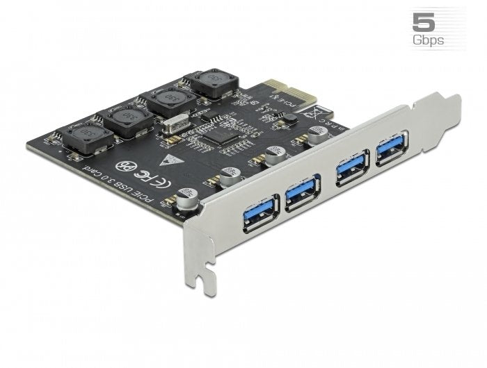 Delock Tarjeta Pci Express X1 -> A 4 X Usb Typ-A Hembra