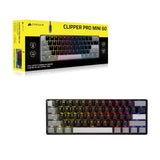 Teclado Gaming Clipper Pro Mini 60 Core Negra