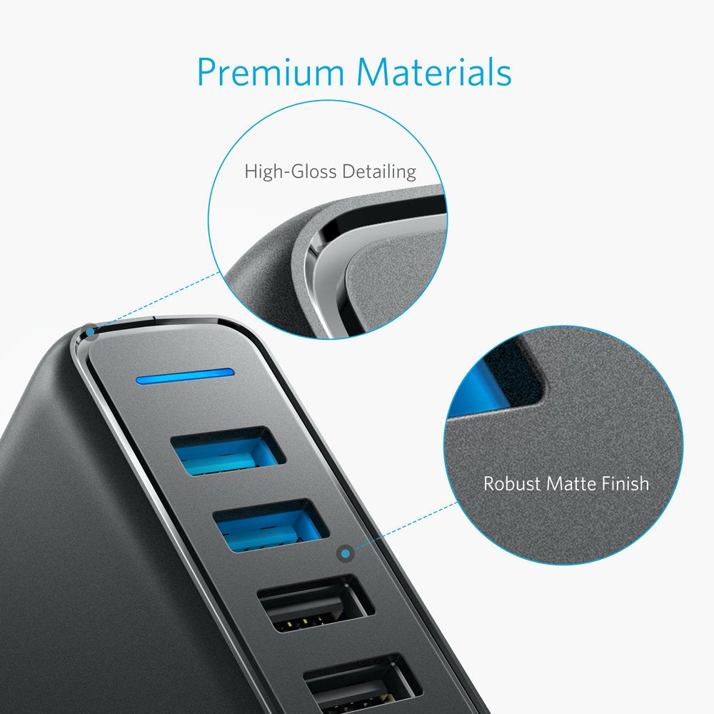EAN 0848061018424 - Anker PowerPort Speed 5 Universal Negro Corriente alterna Interior imagen 7