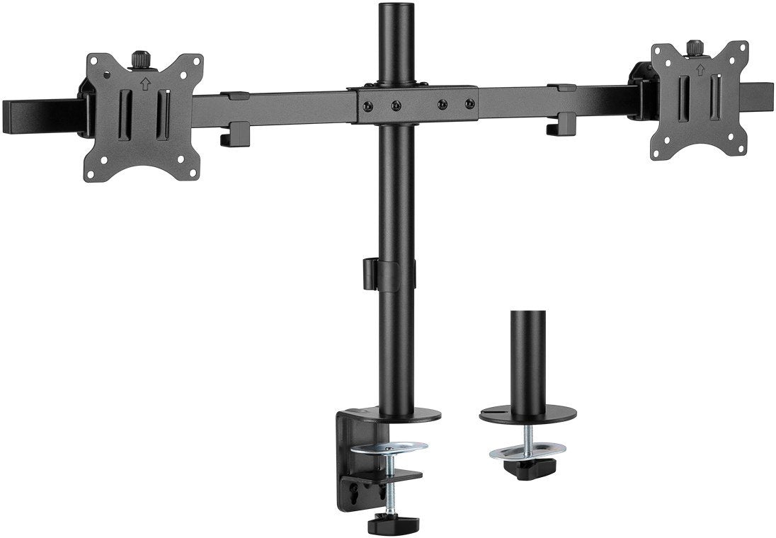 Soporte Monitor Goobay Mesa Double Mount Fix