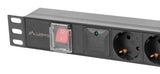 EAN 5901969441758 - Lanberg PDU-05F-0200-BK unidad de distribución de energía (PDU) 5 salidas AC 1U Negro imagen 3