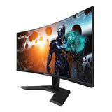 EAN 4719331853839 - GIGABYTE GS34WQC pantalla para PC 86,4 cm (34") 3440 x 1440 Pixeles Wide Quad HD LCD Negro imagen 2