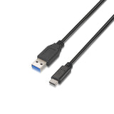 EAN 8436574700596 - AISENS A107-0060 cable USB USB 3.2 Gen 2 (3.1 Gen 2) 1 m USB A USB C Negro imagen 1