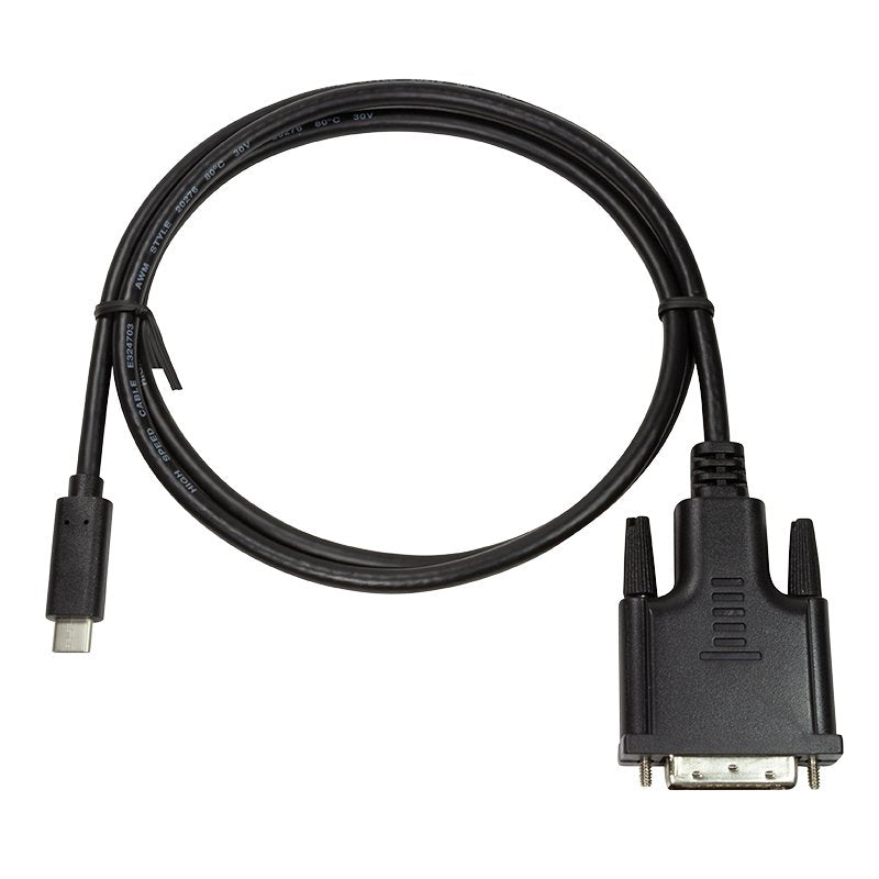 EAN 4052792050370 - LogiLink UA0332 adaptador de cable de vídeo 3 m USB Tipo C DVI-D Negro imagen 3