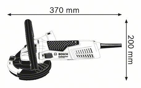 Amoladora  Bosch Professional De Hormigón Gbr 15 Cag Professional Azul, L-Boxx 238, 1500 Vatios 601776001