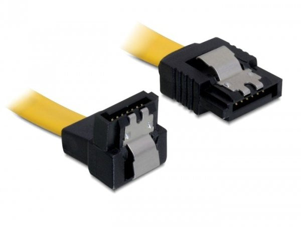 EAN 4043619828142 - DeLOCK 0.7m SATA M/M cable de SATA 0,7 m Amarillo imagen 1
