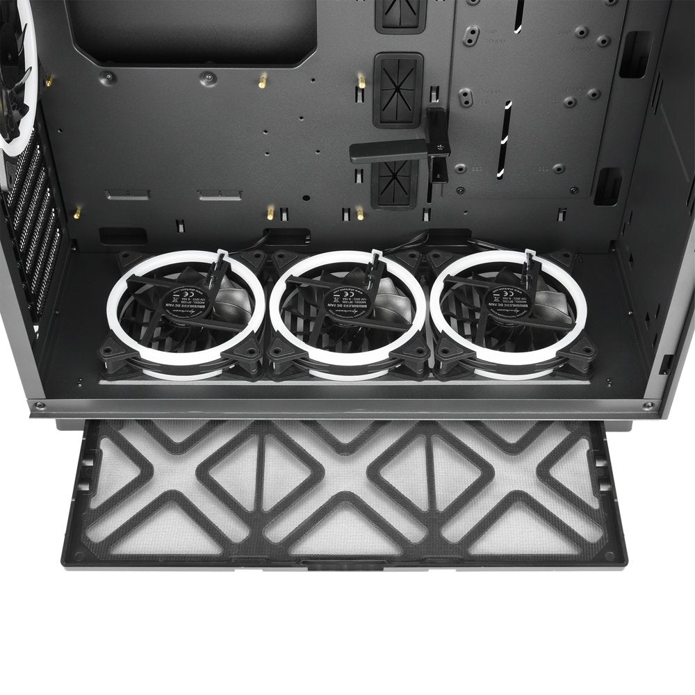 Caja Gaming Sharkoon Pure Steel Atx 2xusb3.0 Sin Fuente Rgb