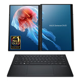 Asus Zenbook Duo Oled Ux8406ma-Ql396w - Ordenador Portátil 14" Wuxga (Intel Core Ultra 9 185h, 32gb Ram, 1tb Ssd, Arc Graphics, Windows 11 Home) Gris Tintero - Teclado Qwerty Español