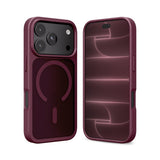 Etui Matte Magnetic Magsafe Iphone 18 Pro Max / 17 Pro Max Burgundowe