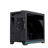 Caja Pc  Micro-Atx Semitorre Einarex Pm300 Core C-Templado Negra Excs-Pm-300c-B