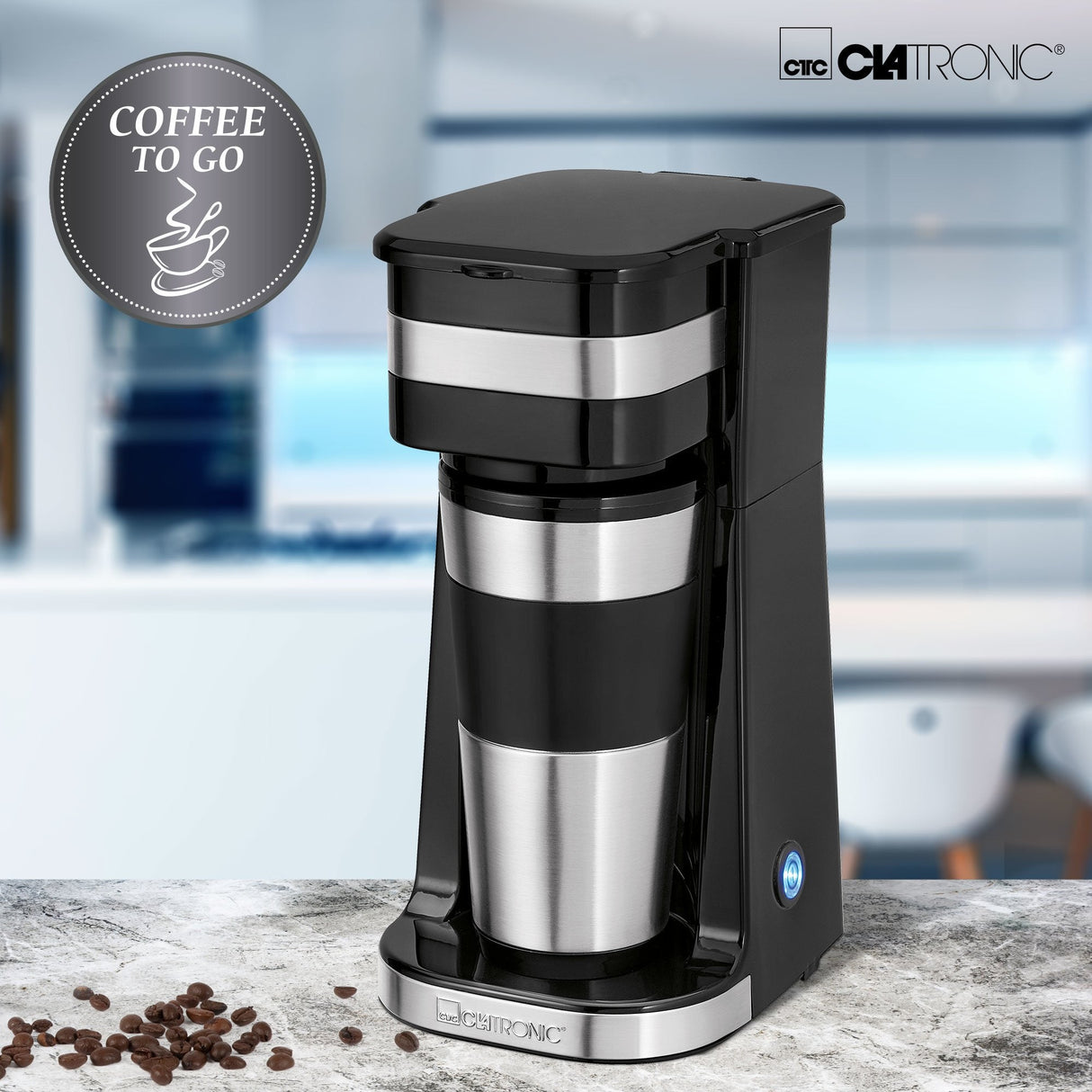 Clatronic Ka 3733 Coffee To Go T Cafetera 1 Taza