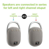 Techly Icasbl321gr Altavoz Bluetooth 5.3, 5w, Tws, Led, Usb Microsd Mp3, Gris