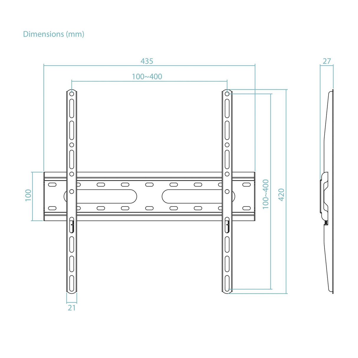 EAN 8433281017054 - TooQ LP1072F-B soporte para TV 177,8 cm (70") imagen 6