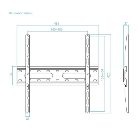 EAN 8433281017054 - TooQ LP1072F-B soporte para TV 177,8 cm (70") imagen 6