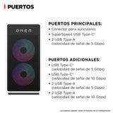 EAN 199764264350 - HP OMEN 35L Gaming Desktop GT16-0118ns PC Intel Core Ultra 5 225F 32 GB DDR5-SDRAM NVIDIA GeForce RTX 5060 imagen 2