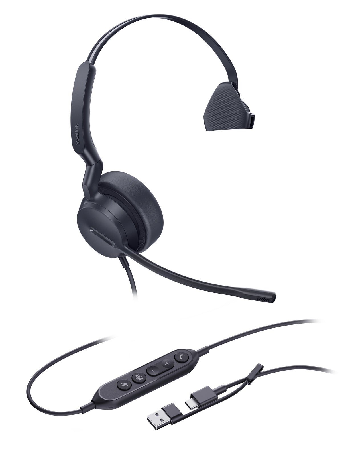 EAN 6938818322622 - Yealink UH44 Mono Teams USB-C/A Auriculares Alámbrico Diadema Oficina/Centro de llamadas USB Type-C / USB imagen 2