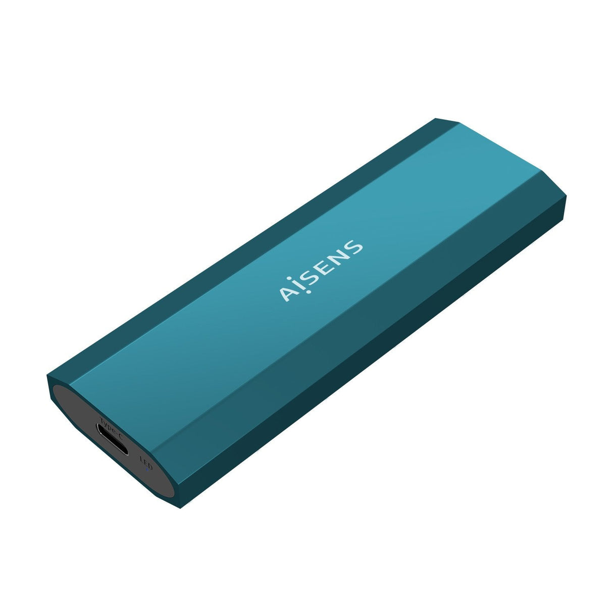 Aisens Caja Externa Para Disco Ssd M.2 Sata Nvme Usb 3.1 Sin Tornillos Asm2-019blu