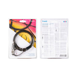 Tooq Cable Seguridad Nano 2.5x6mm Combinacion Portatil - Gris