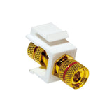 Kab Keystone Verbinder Binding Post > Threaded Nut, Red Logilink