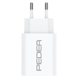 Pedea 20w Usb-C (Pd) Schnellcargador - 2-Ports Mehrfach Handy-Cargador Mit Usb-C Und Usb-A, Weiss