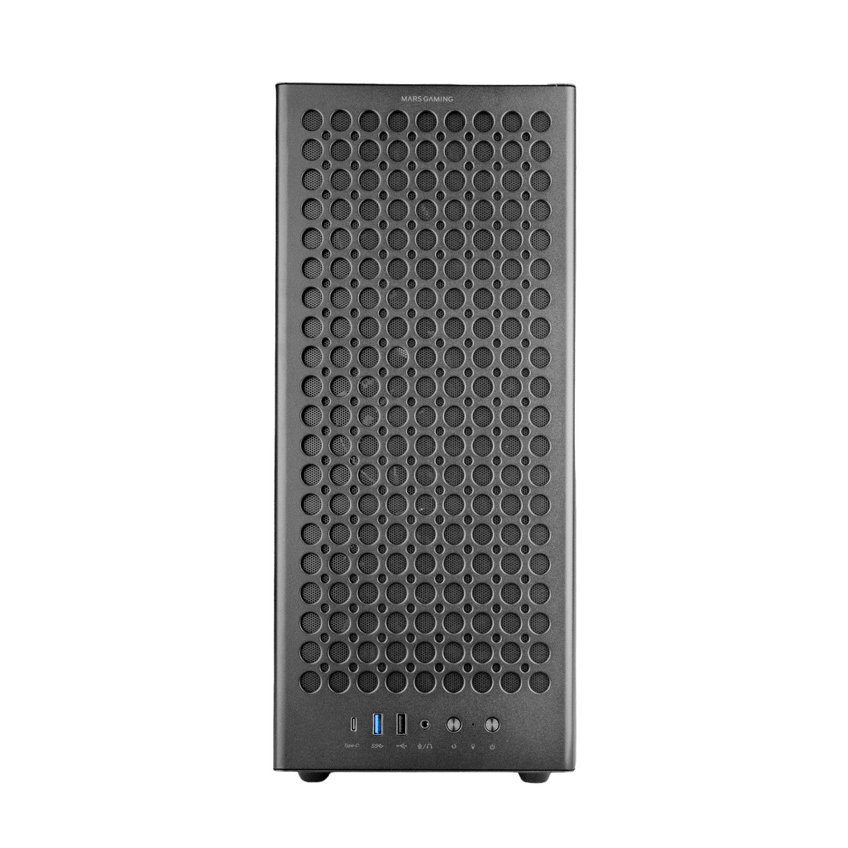 Caja Pc  Atx Mars Gaming Mc-T800 Frontal Airdot Mesh 4x Ventiladores Fdb Cablehatch Usb-C Negro