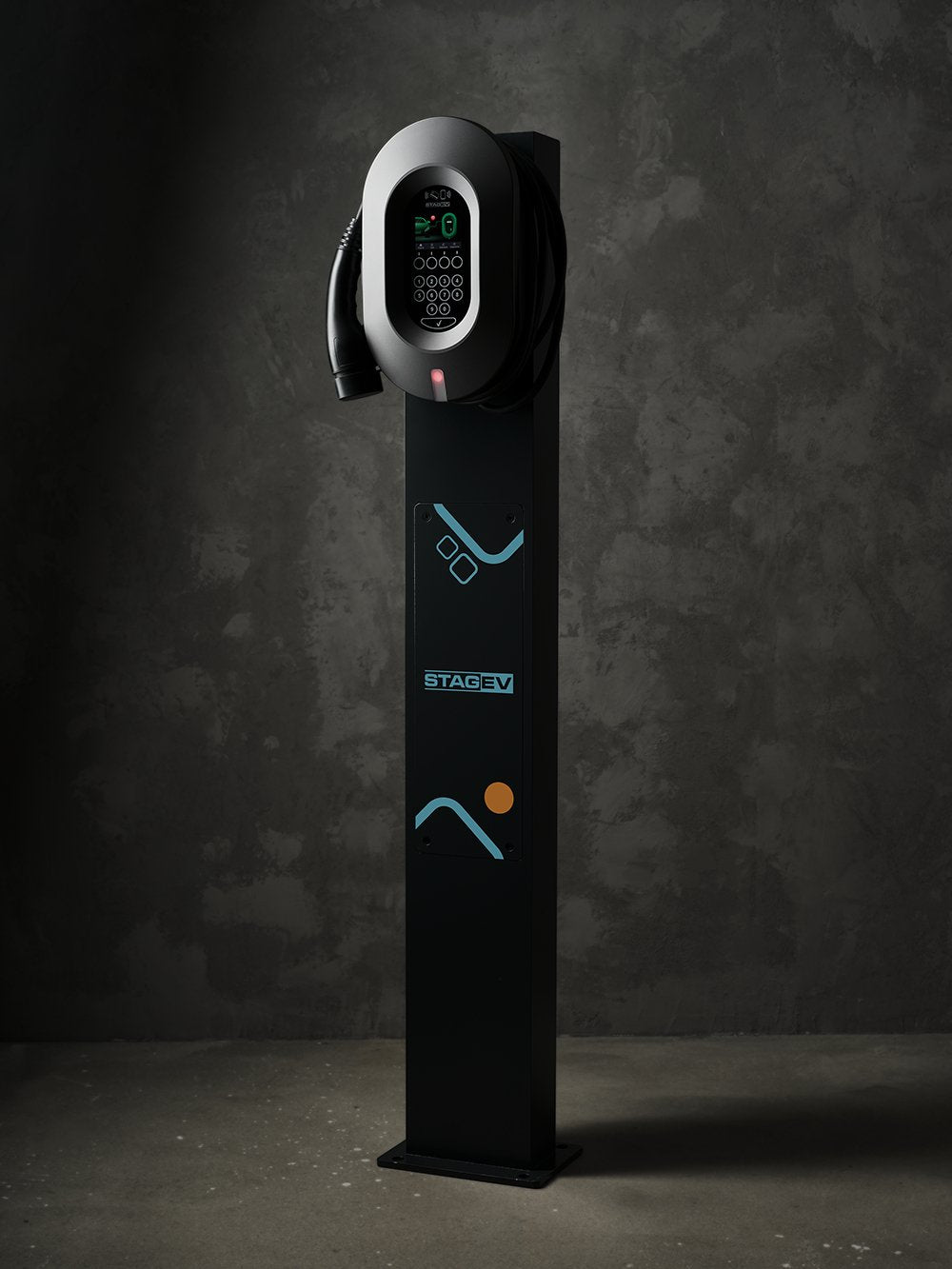 Stag Ev Stag-Ev-Wb-11kw - Cargador De Batería Para Vehículos 230/400 V Ac (L-N / L-L), 3-Phase Grafito, Blanco