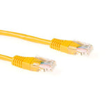 Latiguillo Cat 6, U-Utp,  1.00 M, Amarillo, Pvc, Contactos Rj-45 50? Oro. Act