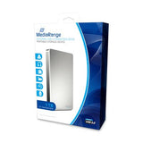 Mediarange Usb 3.0 Hdd 1tb Disco Duro Externo 1000 Gb Plata