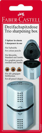 EAN 4005401838975 - Faber-Castell 48253 sacapuntas Sacapuntas manual Negro, Plata imagen 1
