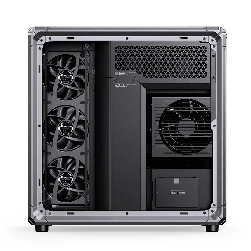 Jonsbo X400 Pc Carcasa, Midi-Tower, Atx, Tempered Glass - Gris