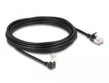 Delock Cable De Red Rj45 Cat.6a S/Ftp Slim 90° Unten Angular / Gerade 5 M