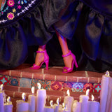 Muñeca Mattel Barbie Signature Día De Muertos 2024 Coleccionable Con Vestido Negro Con Volantes Hrm72