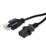 Value Netzcable Nema-5 Auf C13 Fr Usa, Schwarz, 1,8 M