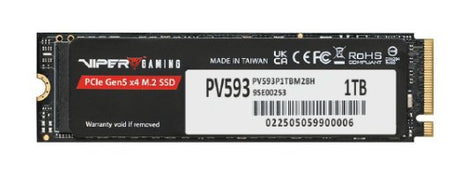 EAN 4711378430615 - Patriot Memory PV593 PCIe Gen5 x4 M.2 2280 SSD 1 TB PCI Express 5.0 NVMe 3D TLC NAND imagen 1