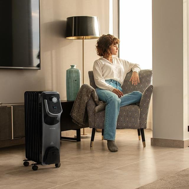 EAN 8435484058896 - Cecotec 05889 calefactor eléctrico Interior Negro 2000 W Radiador de aceite eléctrico imagen 2