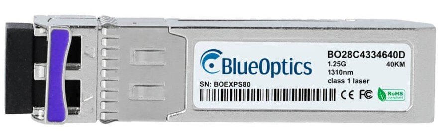 Blueoptics Allied Telesis At-Spbd40dual-14 Blueoptics Bo28c4334640d Csfp Transceiver, 1000base-2bx-D, Singlemode Fiber, Tx:1490nm/Rx:1310nm, 40km