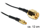 Delock 88471 Cable De Antena De Sma Macho A Mmcx Macho De 1.13 120 Mm