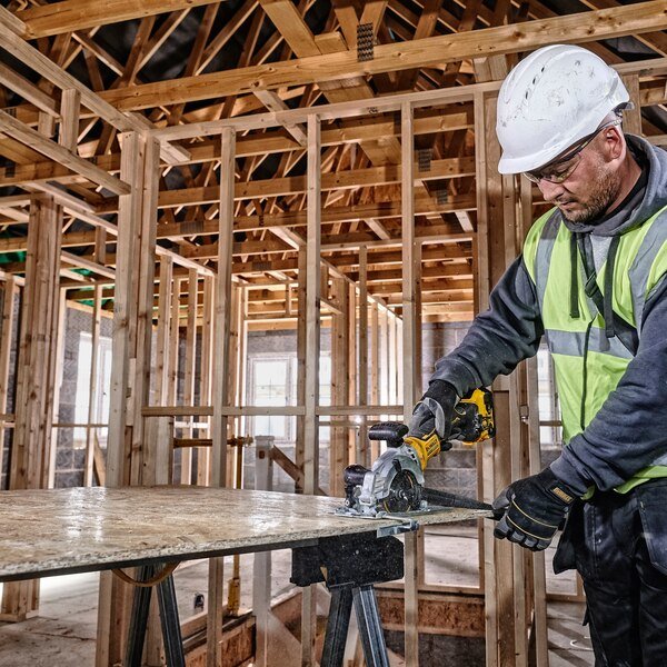 Sierra Circular Dewalt Dcs571nt-Xj  Portátil 115 Mm 18v T-Stak Negro, Amarillo