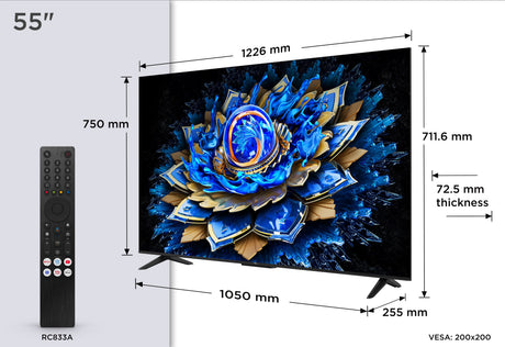 EAN 5901292528577 - TCL T69C 55T69C Televisor 139,7 cm (55") 4K Ultra HD Smart TV Wifi Negro 350 cd / m² imagen 4