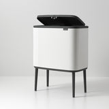 Brabantia Mülleimer Bo Touch Bin Weis, 11 + 23 L