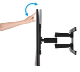 Dual Stud Double Arm Flat  Screen Wall Mount With Tilt &