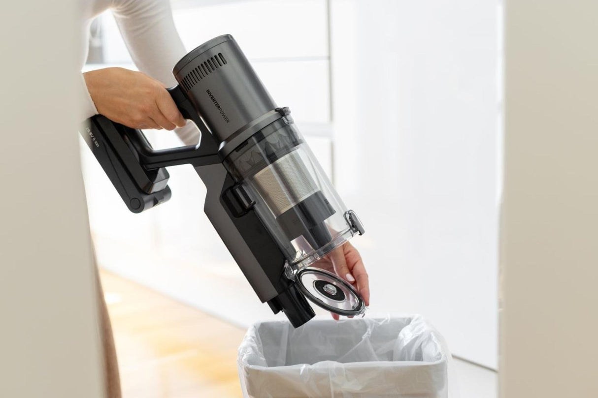 EAN 3838783075871 - Gorenje SVC296449NMBL Aspiradora escoba 2 en 1 Batería Secar HEPA Sin bolsa 0,6 L 550 W Carbón vegetal imagen 33