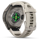 Garmin Fenix 9 Pro Inreach Lte 43mm Titanio Con Correa De Silicona En Blanco