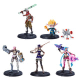 Spin Master League Of Legends - Paquete De 5 Figuras De Acción De 10 Cm (Vi, Caitlyn, Ekko, Heimerdinger Y Jinx Exclusivo) Cada Una Con Accesorios Y Base De Exhibición, Figura De Juego 6062218