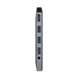 EAN 8436574706260 - AISENS ASUC-9P001-GR base para portátil y replicador de puertos Alámbrico Thunderbolt 3 imagen 3