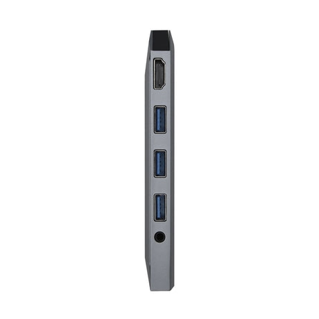 EAN 8436574706260 - AISENS ASUC-9P001-GR base para portátil y replicador de puertos Alámbrico Thunderbolt 3 imagen 3
