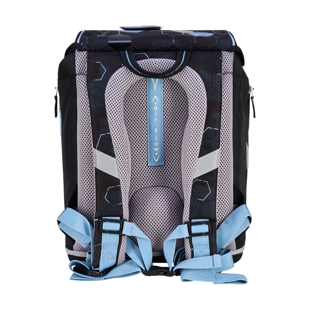 Herlitz Softlight Greenline Cyber Soccer Juego De Mochila Escolar Niño Poliéster Azul, Azul Oscuro