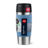 Taza Térmica  Emsa Travel Mug  Clásica Azul/Acero Inoxidable, 0,36 Litros N2021100